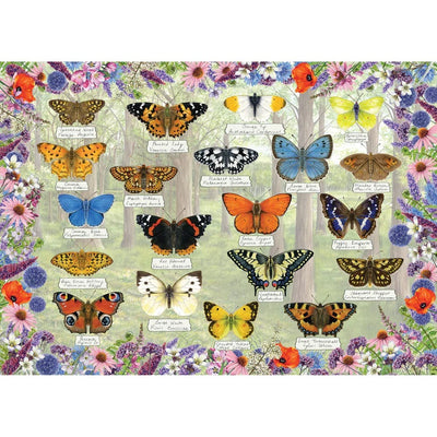'Beautiful Butterflies' - 1000 brikker