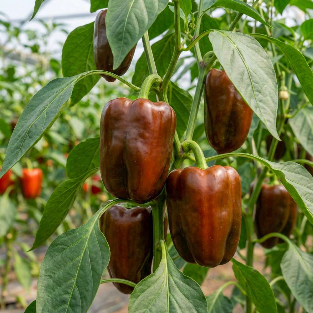 Peberfrugt 'Sweet Chocolate' frø fra Blomsterverden