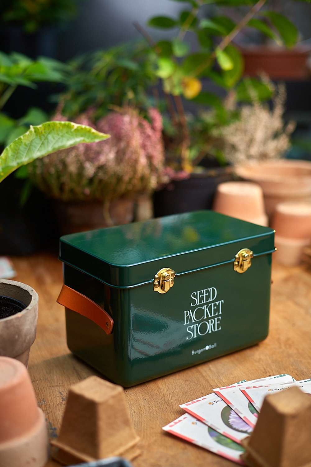 Burgon & Ball Frøboks Heritage Green