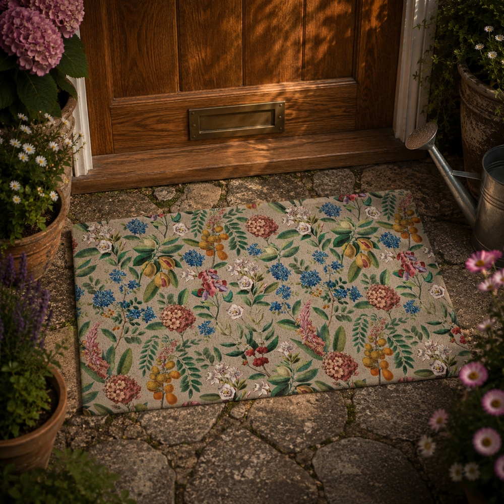 Dørmåtte 'Bold Floral' (70 x 40 cm)