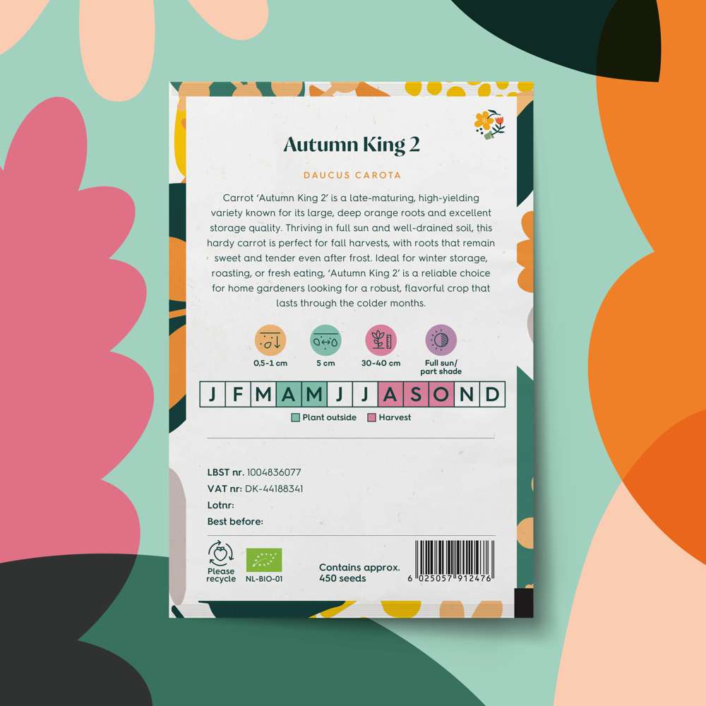 Gulerod 'Autumn King 2' (ØKO frø)