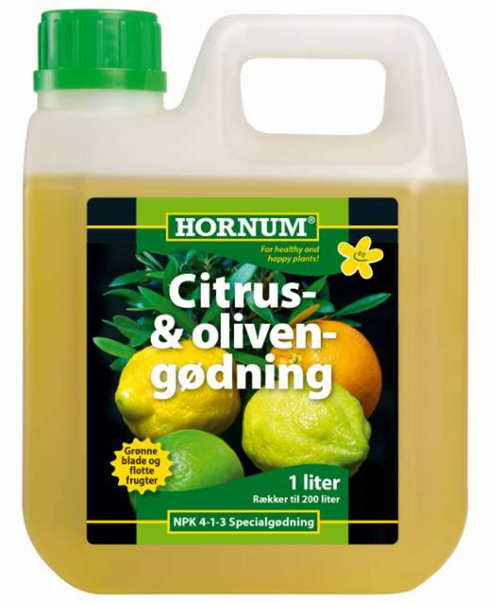 HORNUM Citrus- & olivengødning, 1 L