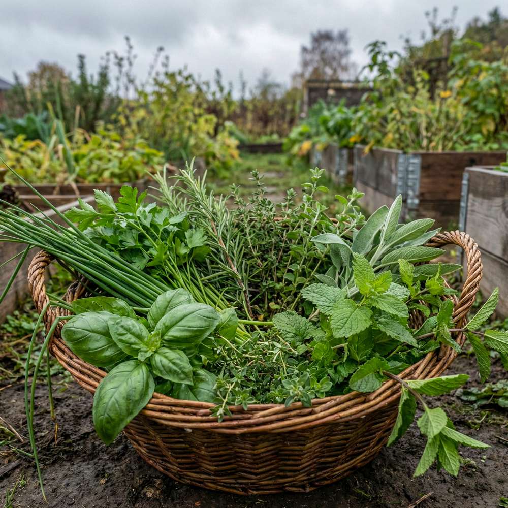 Køkkenhavens krydderurter