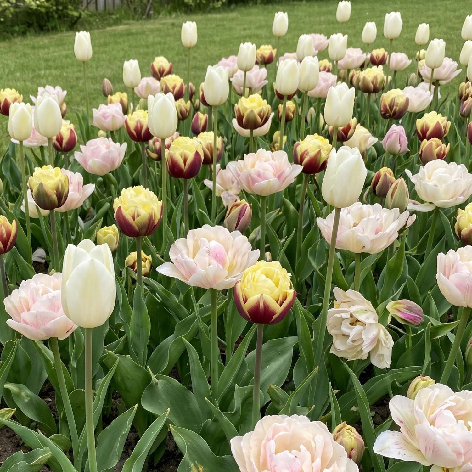 Færdigbed 'Banana Split' (1 m²)