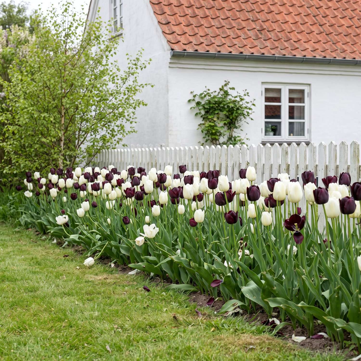 Færdigbed 'Black Tie' (1 m²)
