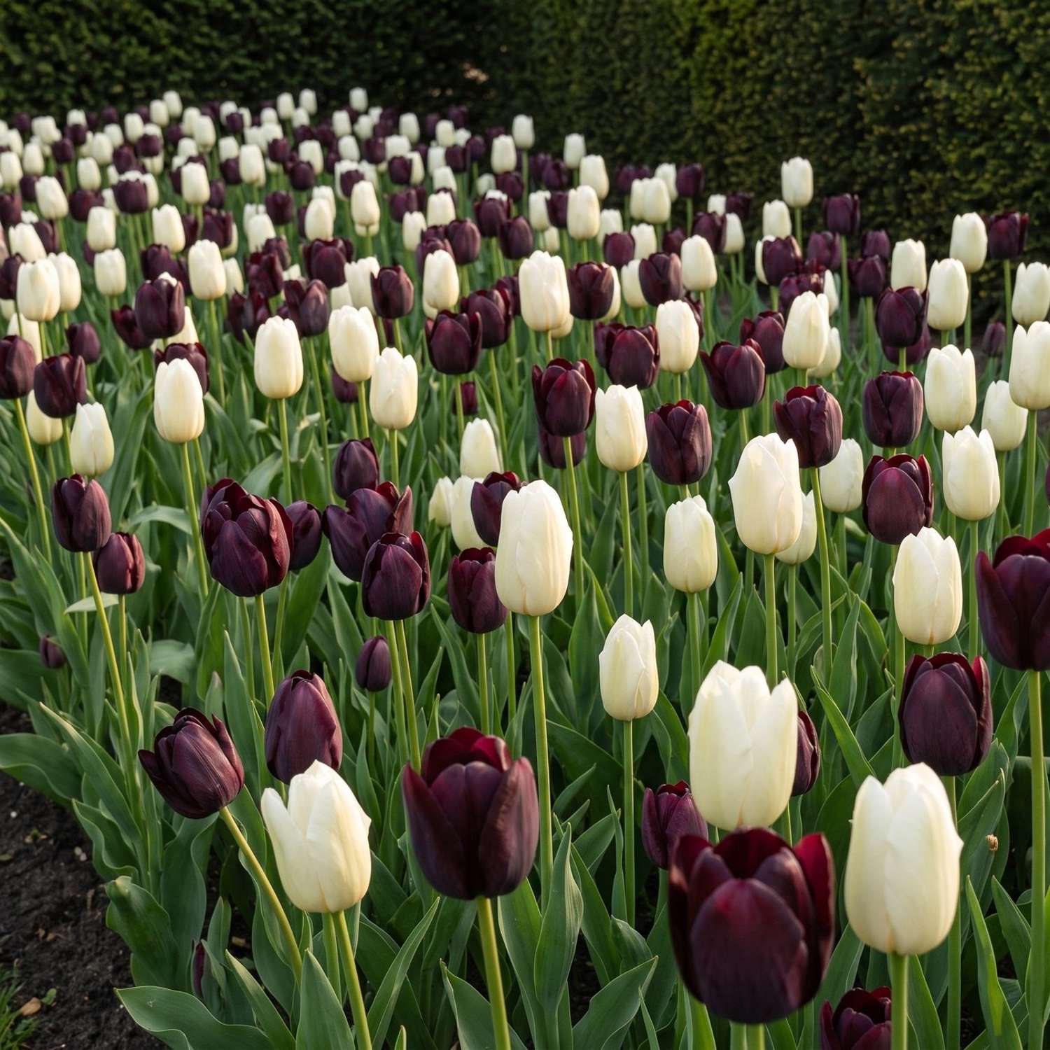 Færdigbed 'Black Tie' (1 m²)