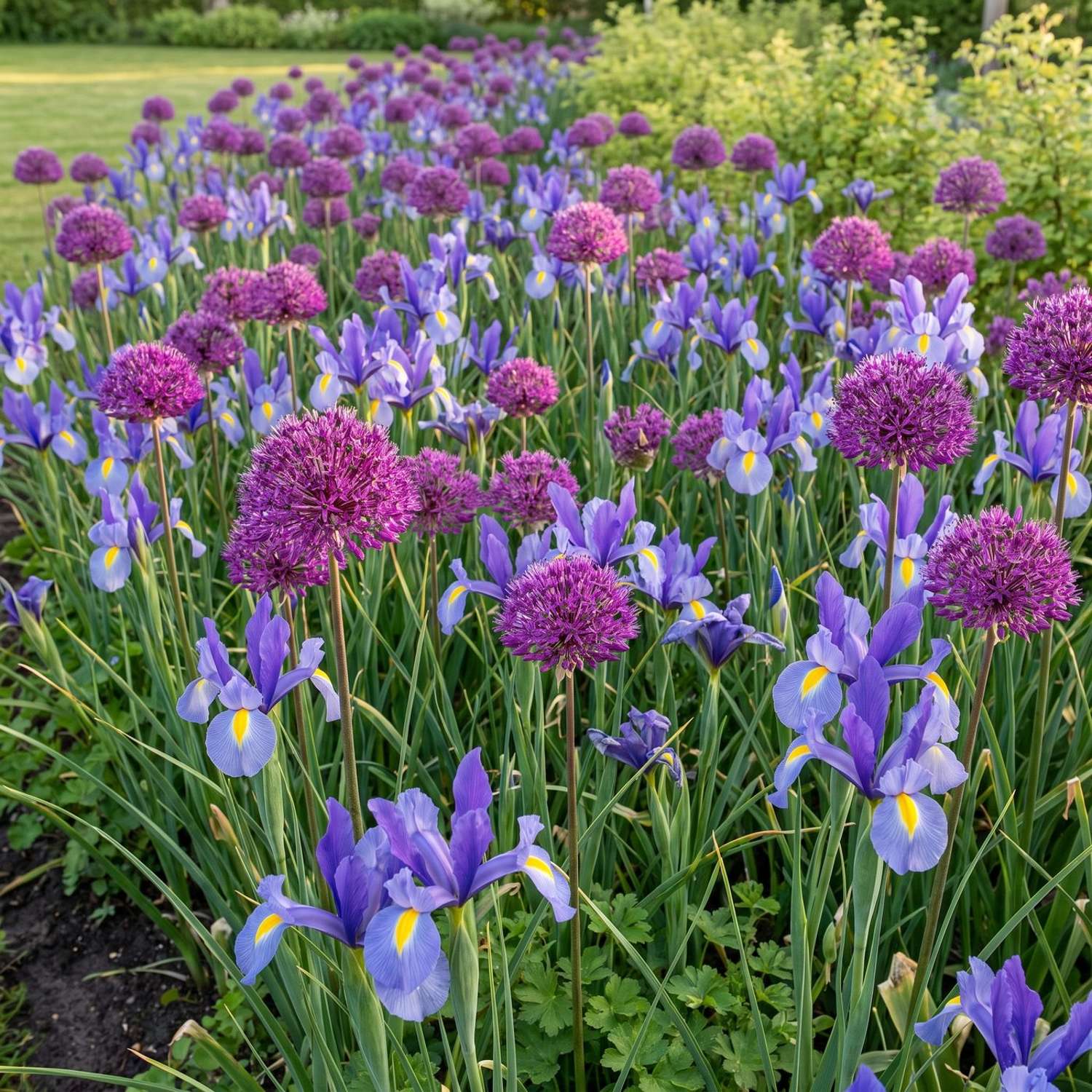 Færdigbed 'Blue June' (1 m²)