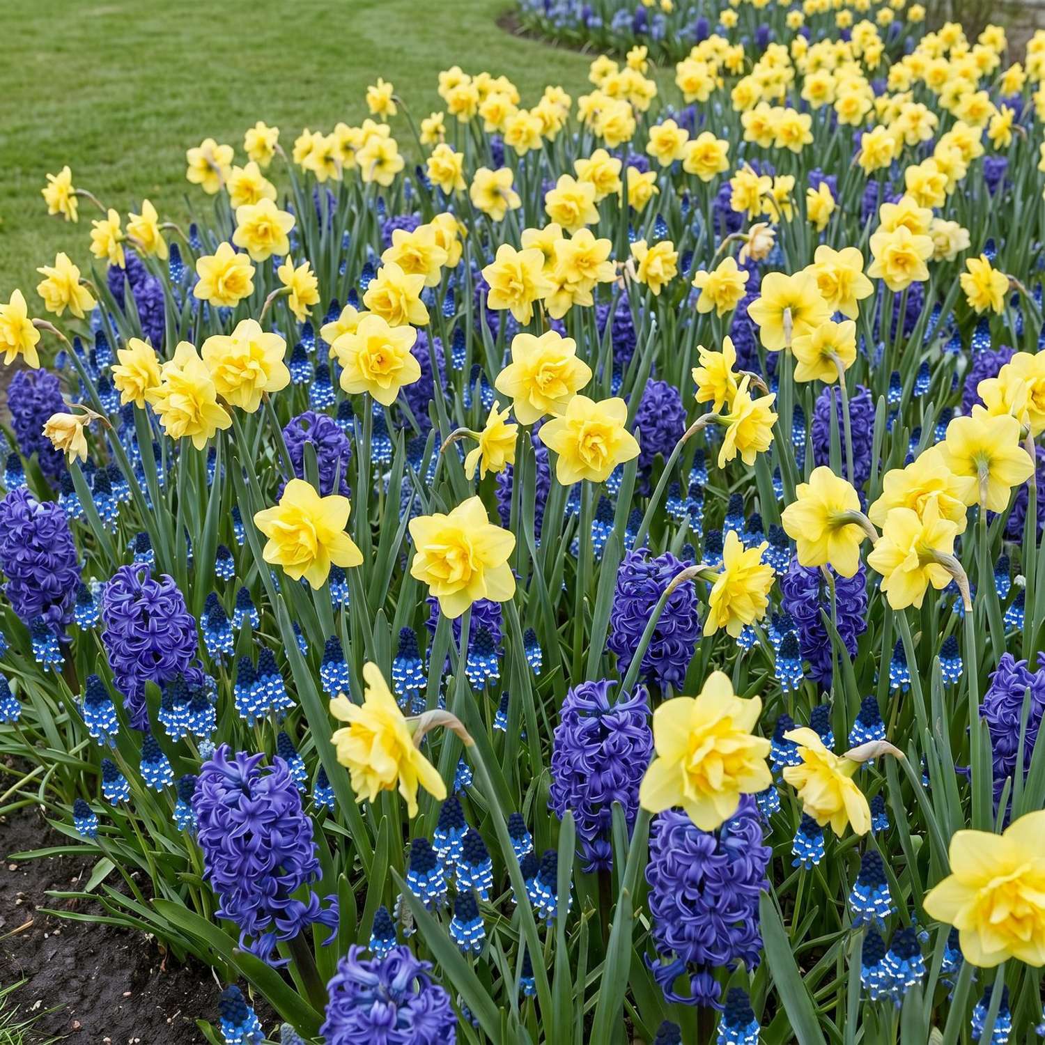 Færdigbed 'Blue Lemonade' (1 m²)