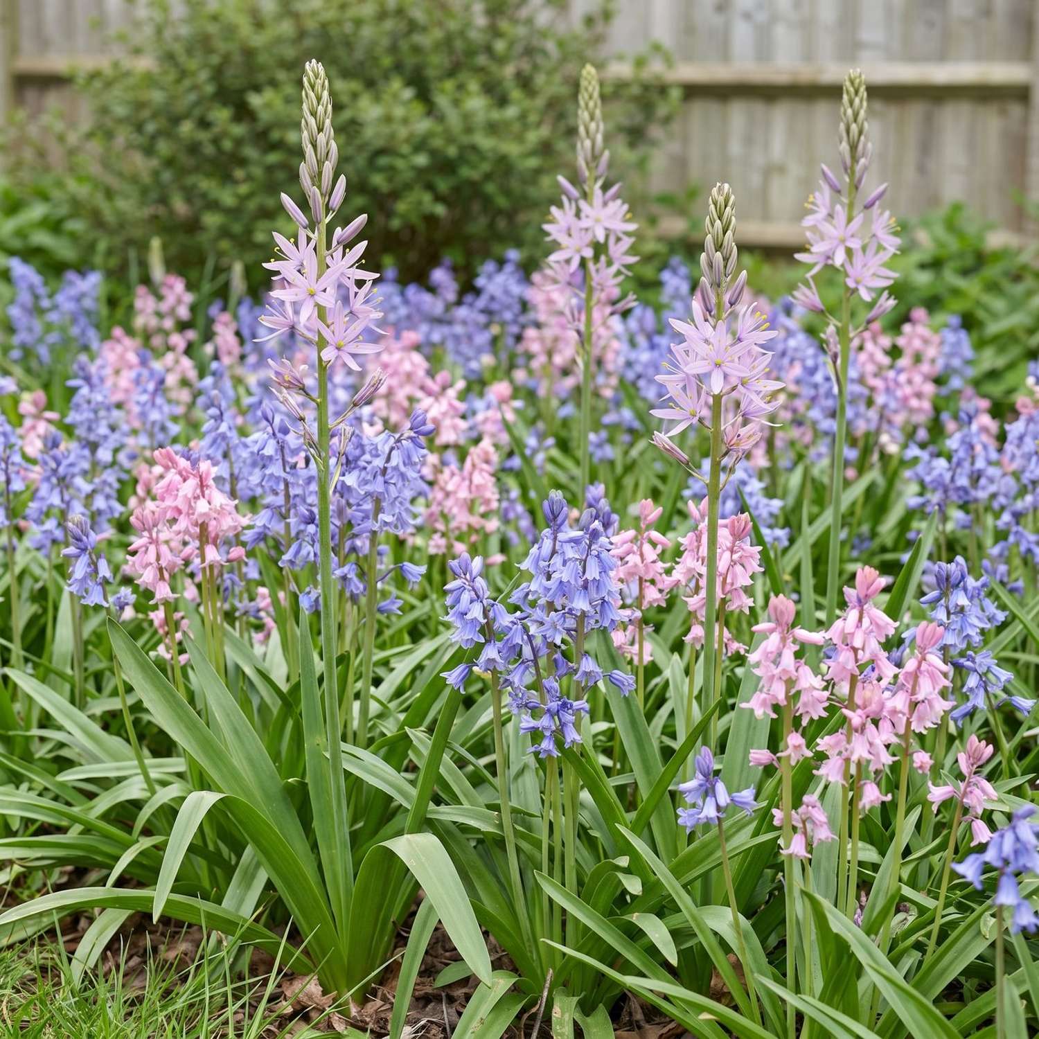 Færdigbed 'Blue Shadows' (1 m²)