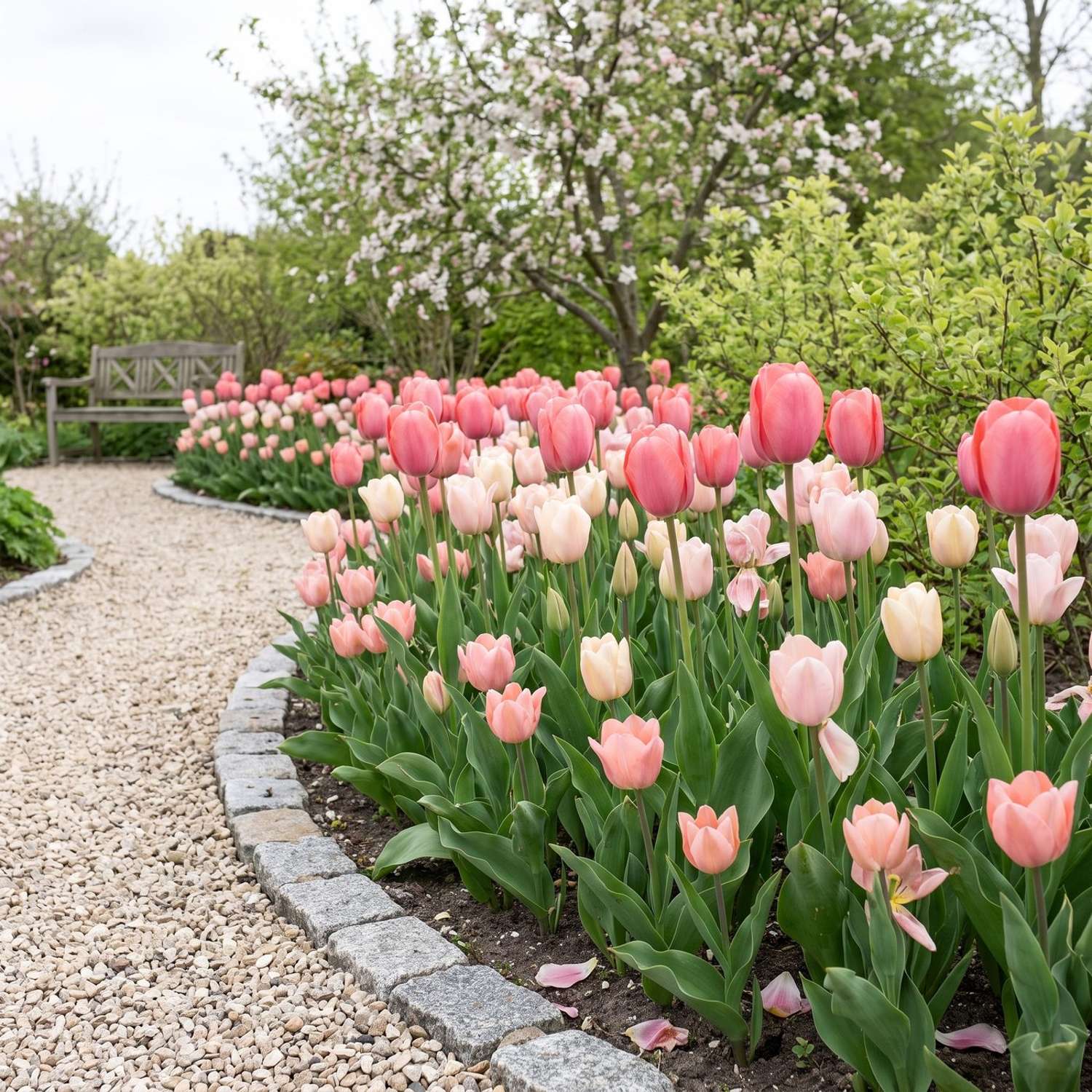 Færdigbed 'Flamingo' (1 m²)