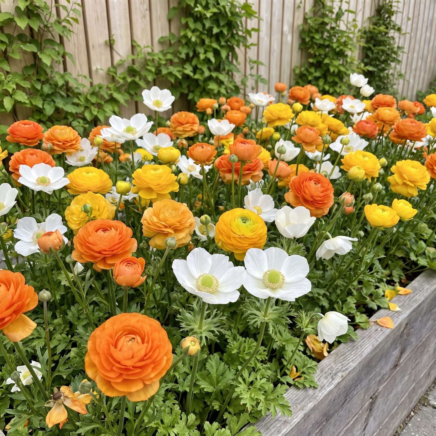 Færdigbed 'Marmalade' (1 m²)