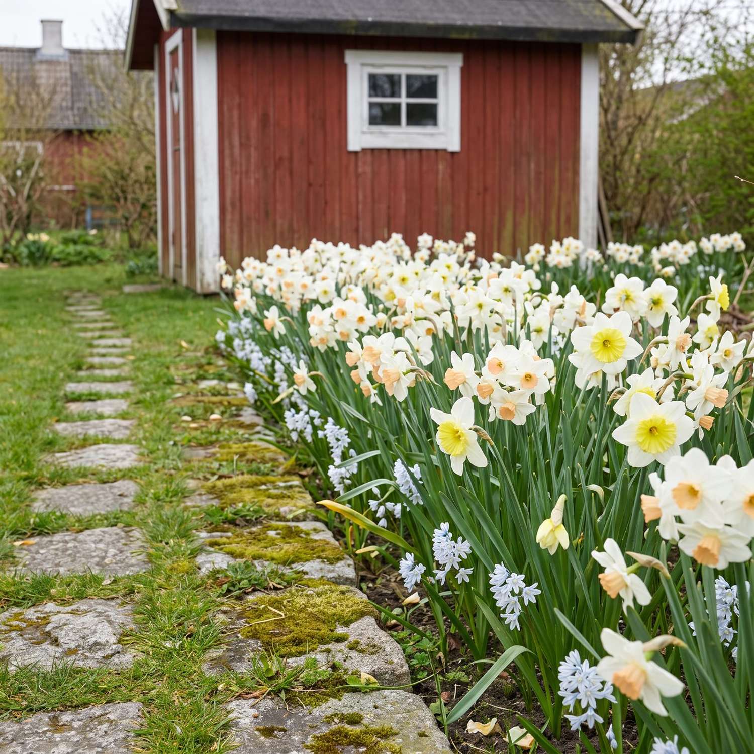 Færdigbed 'Morning Mist' (1 m²)