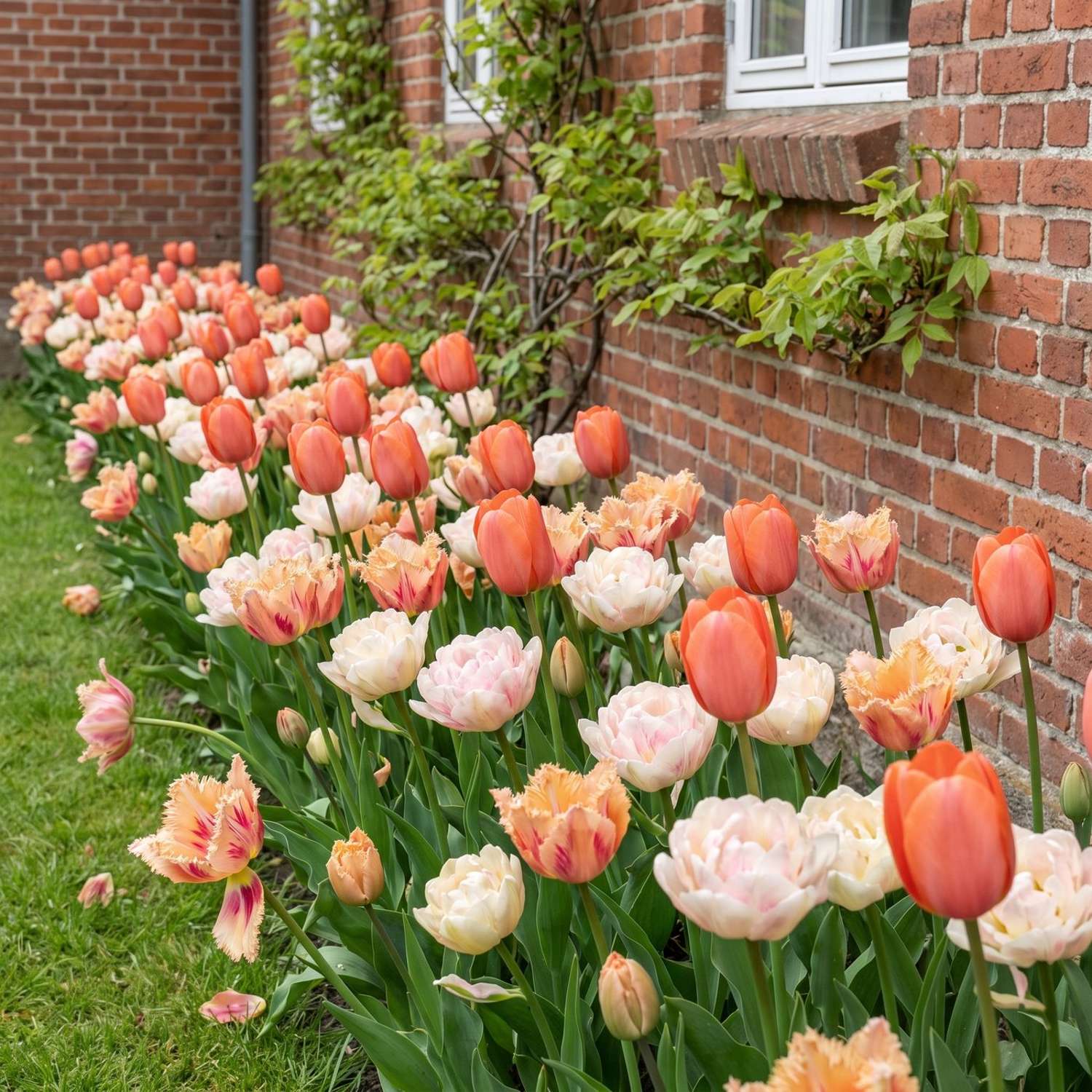 Færdigbed 'Peach Melba' (1 m²)