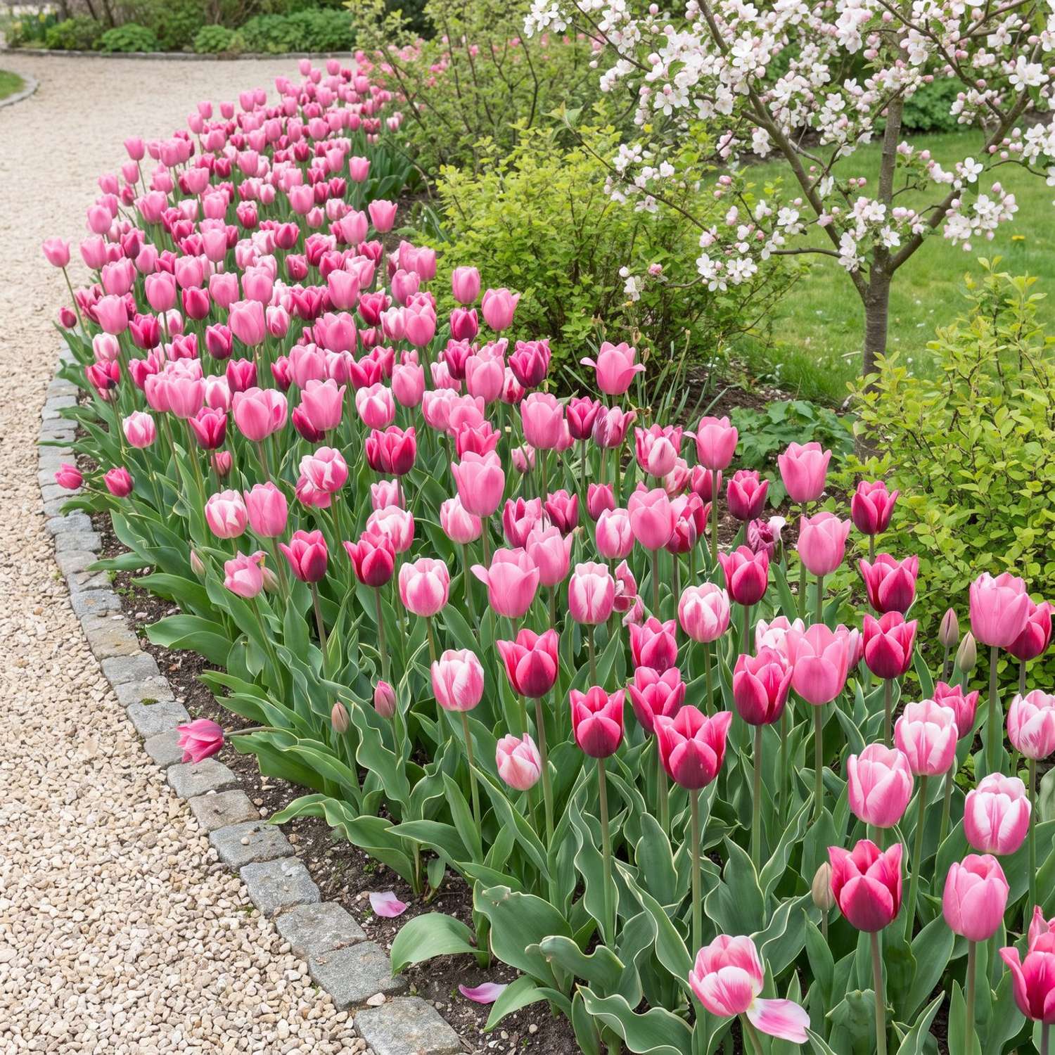 Færdigbed 'Raspberry Sorbet' (1 m²)