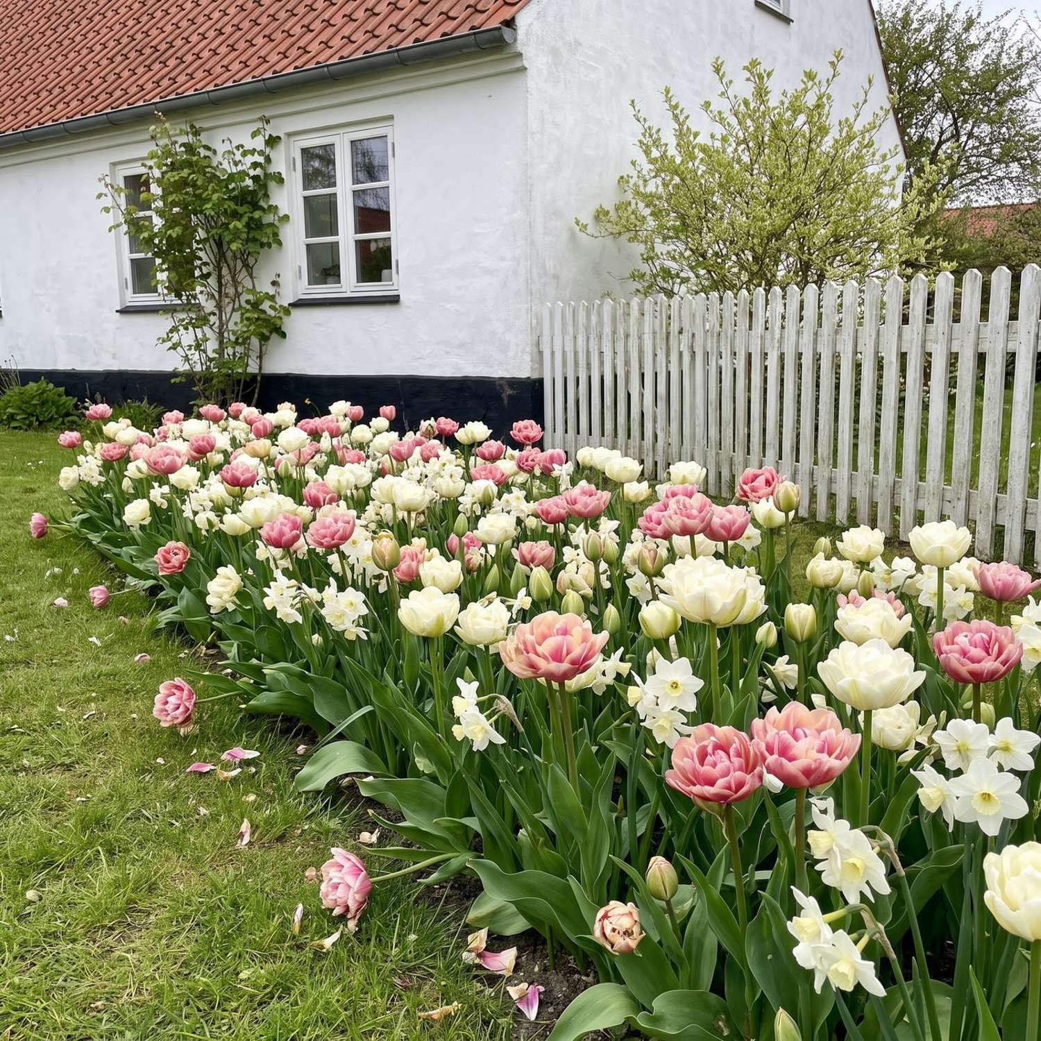 Færdigbed 'Rosé Fizz' (1 m²)
