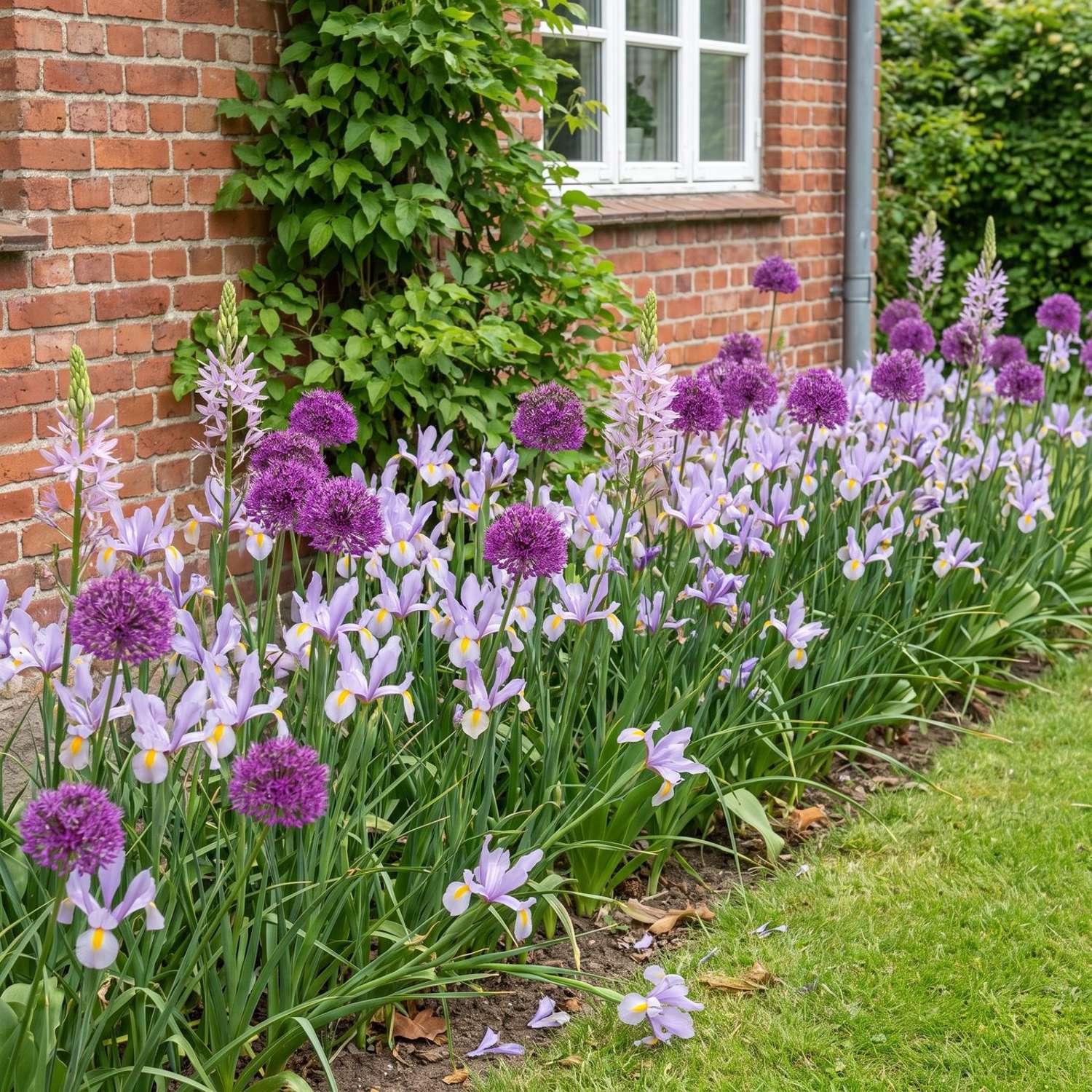 Færdigbed 'Silver Lilac' (1 m²)