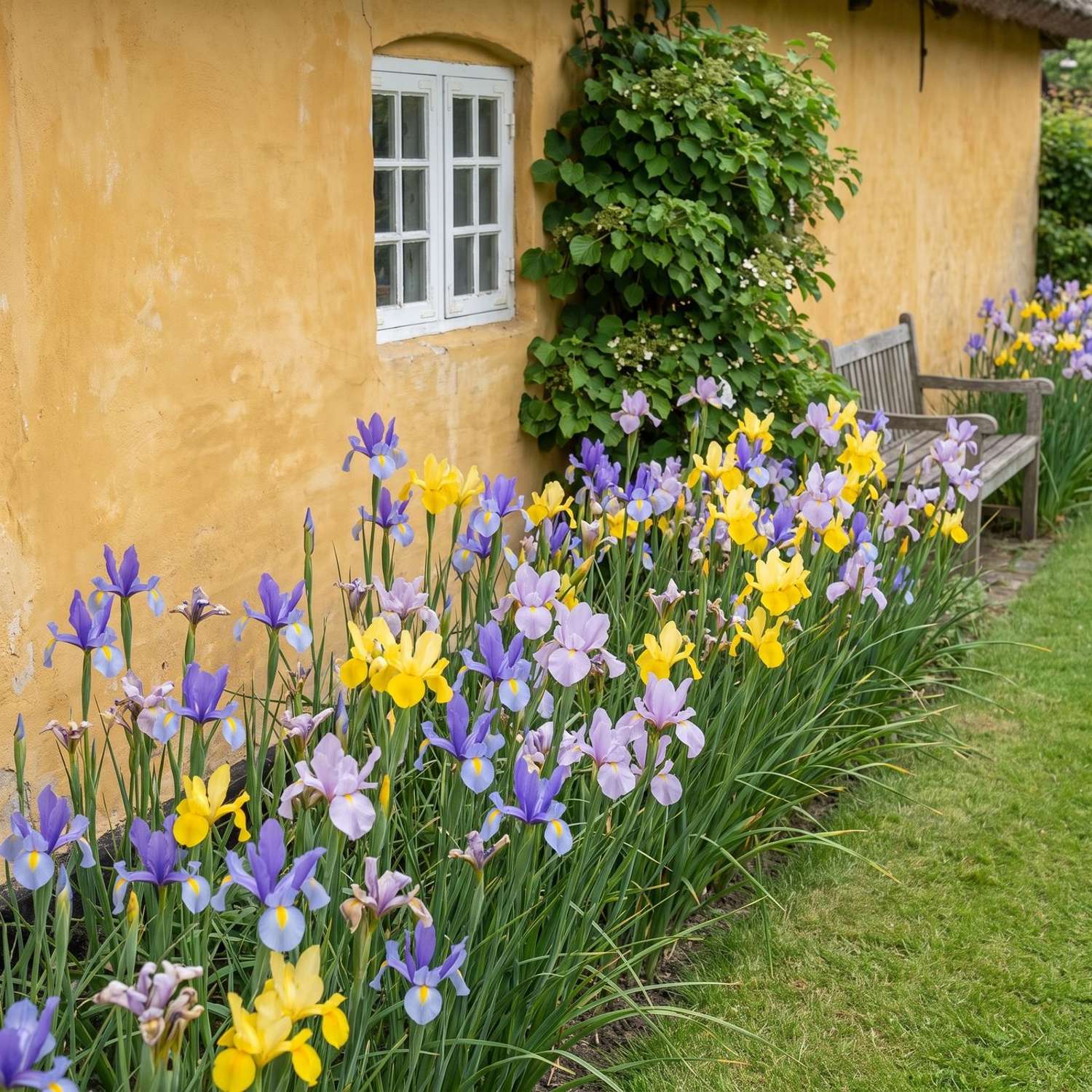 Færdigbed 'Summer Iris' (1 m²)
