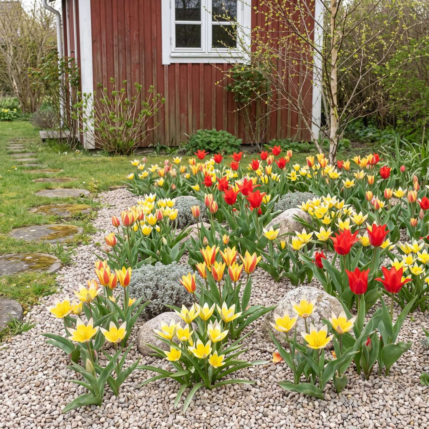 Færdigbed 'Wild Stars' (1 m²)