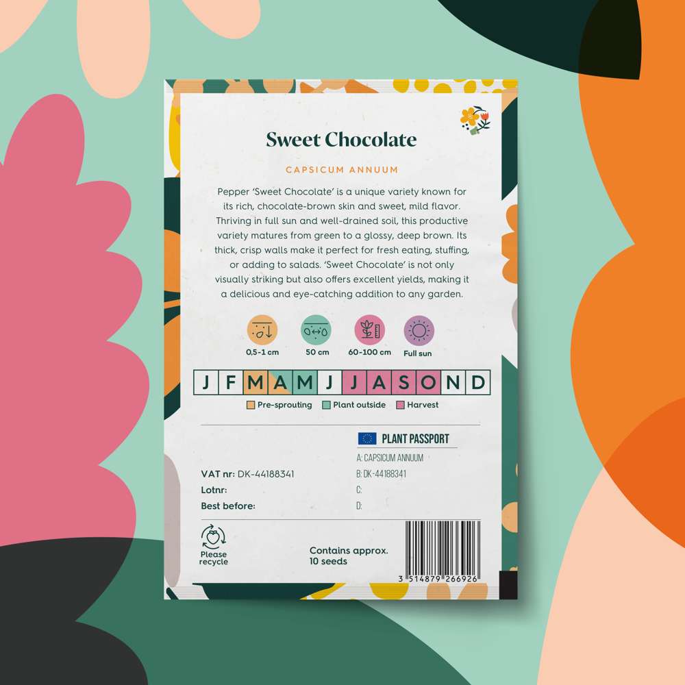 Peberfrugt 'Sweet Chocolate' (frø)