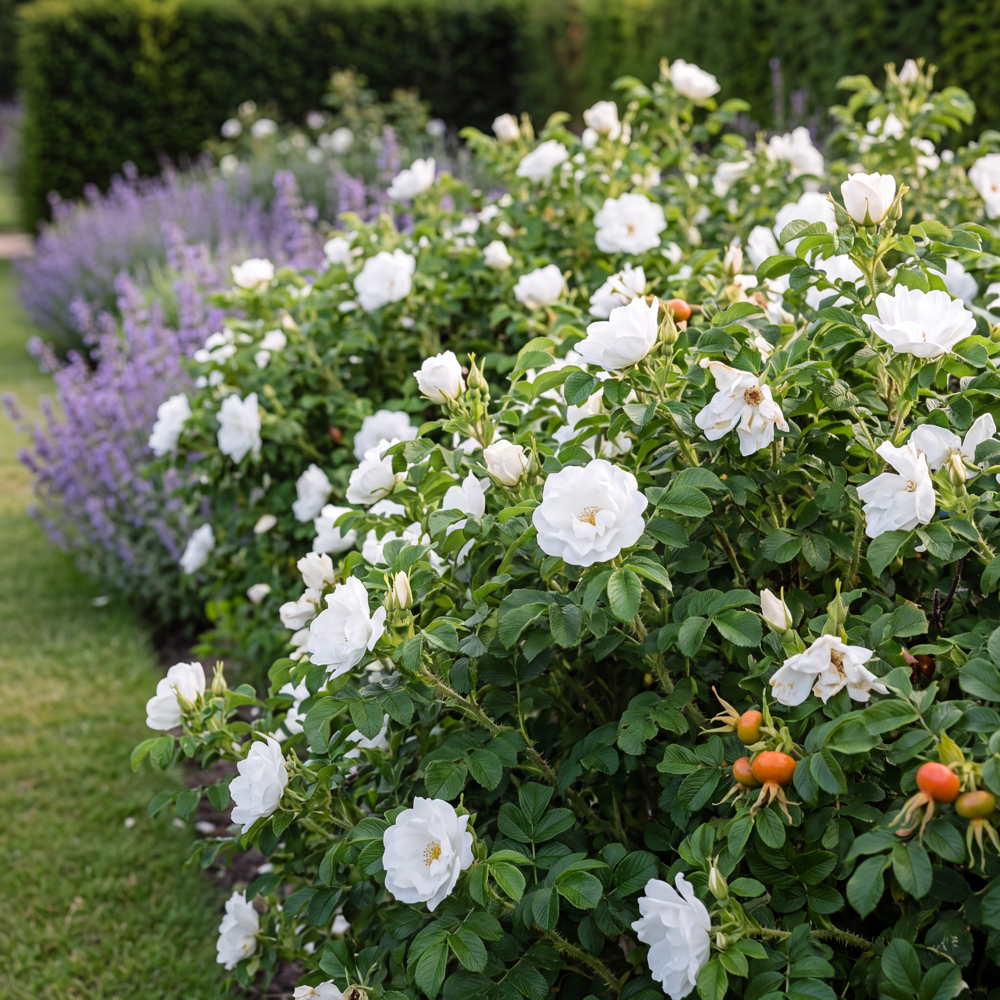 Rose 'Blanc Double de Coubert'