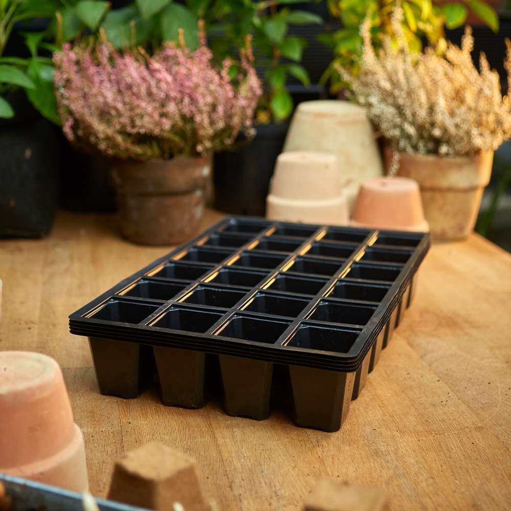 Såbakke m. 24 celler. 5 stk.