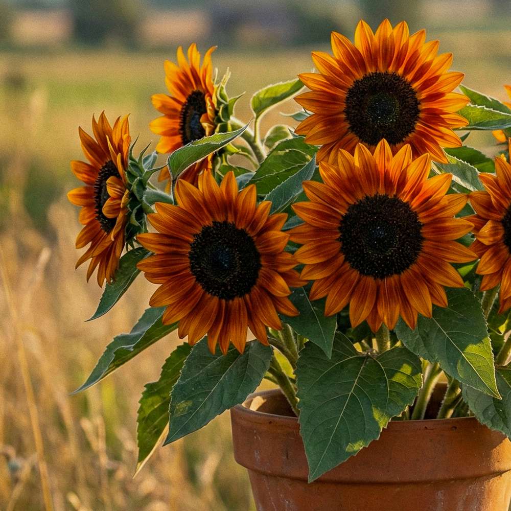 Solsikke 'Sunrich Orange' (Frø)