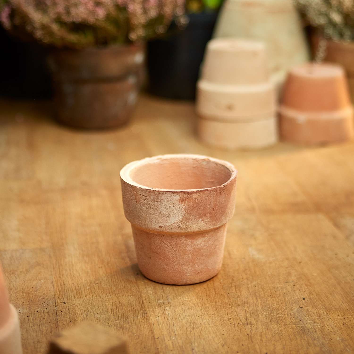 Terracotta krukke - Ø: 11 cm