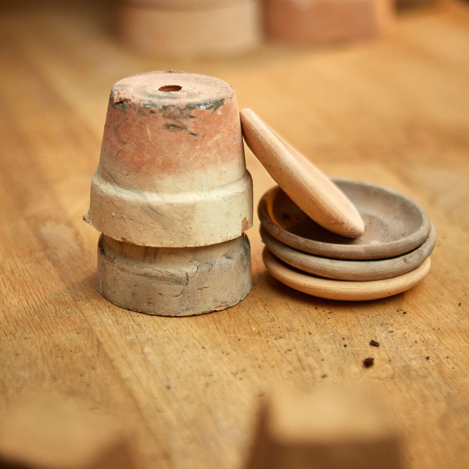 Terracotta krukke - Ø 6,5 cm