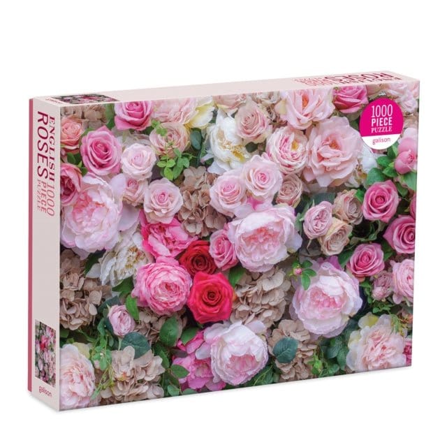 "English Roses" - 1000 brikker - Blomsterverden