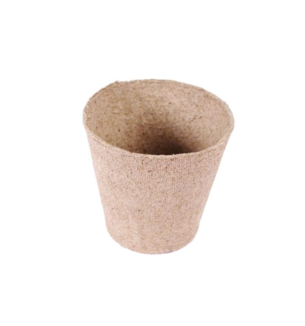 Fiberpotte rund Ø 8 cm. (12 stk) - Blomsterverden