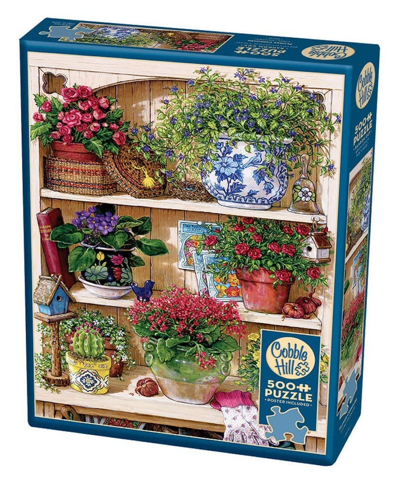 "Flower Cupboard" 500 brikker - Blomsterverden