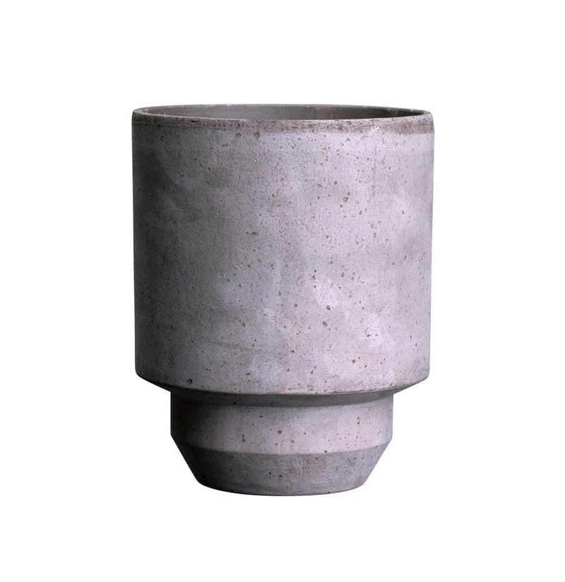 Hoff' rå grå potte 14 cm (uden underskål) - Blomsterverden