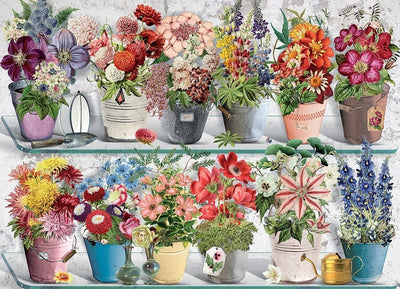 Mange buketter "Beaucoup Bouquet" - 1000 brikker - Blomsterverden