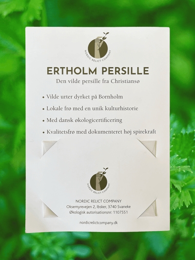Ertholm Persille bagside info