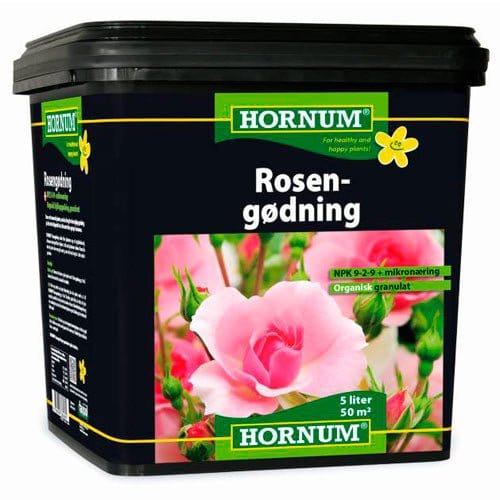 Organisk rosengødning - 5 L - Blomsterverden