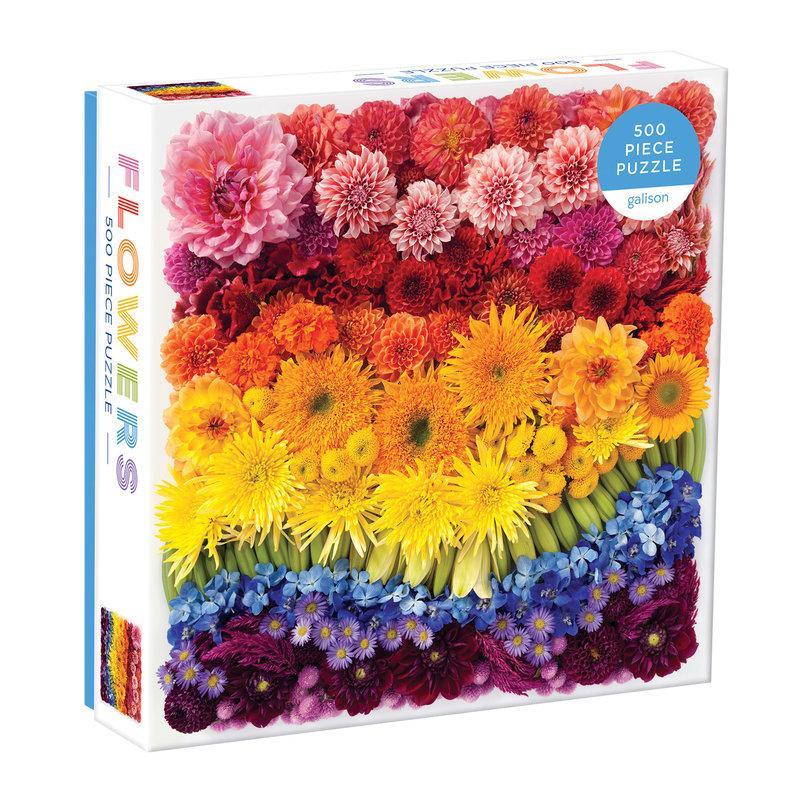 "Rainbow Summer Flowers" - 500 brikker - Blomsterverden