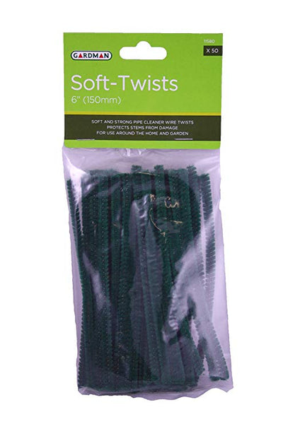 Soft Twists, grønne, 50 stk - Blomsterverden